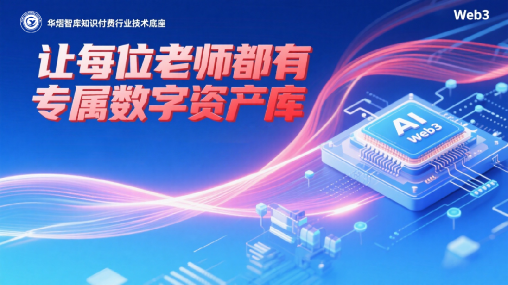 AI+Web3重构知识付费！华熠智库“智师星球”重磅上线，老师的变现春天来了